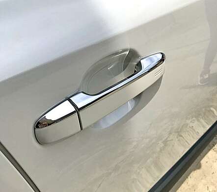 Front door handle pads chrome IDFR 1-TA240-07C for Toyota C-HR 2017-2023
