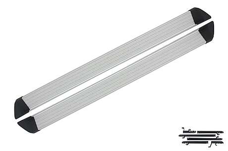 Running Boards Side Steps suitable for Nissan X-Trail II (2007-2012)